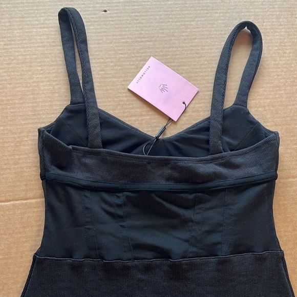 Hello Molly Can’t hold us Midi dress in black, size L, NWT - Picture 11 of 15